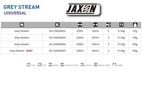 Jaxon grey stream universal - grey,