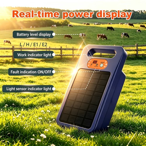 Solar electric fence charger - electric,