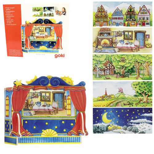 Goki wooden fingerpuppet - goki,
