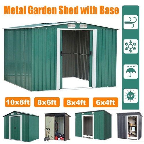 Metal garden shed 8 x - garden, 6