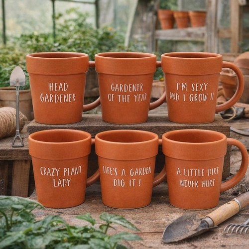 Plant pot mug gardener - mug, gardener's