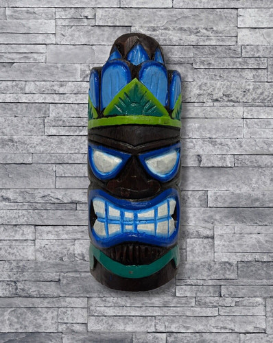 Wall hanging tiki mask - tiki,