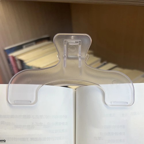 Transparent book clip page - transparent,