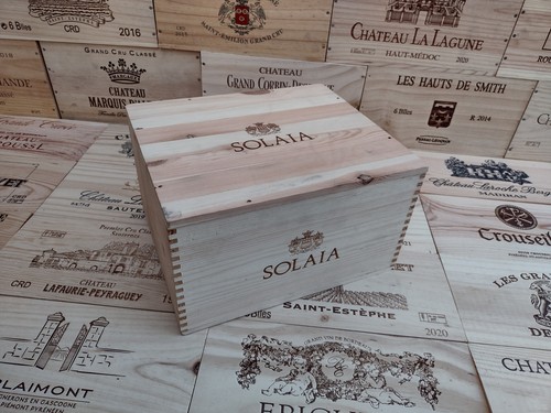 Wooden wine box crate - wine,