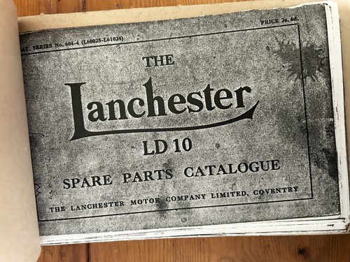Lanchester spare parts - ld.10,