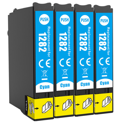 Cyan ink cartridge for epson - 4,