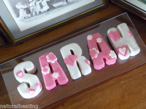 Silicone letter moulds - letter,