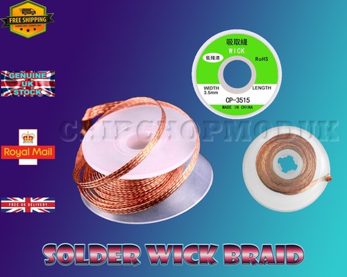 Solder wick desoldering braid - solder,