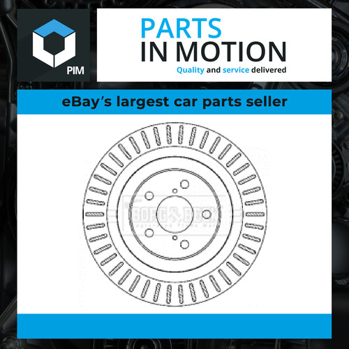 Brake discs pair vented - brake,