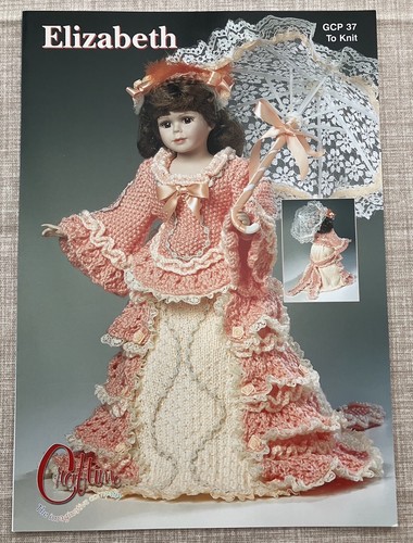 Knitting pattern dolls - pattern, dress