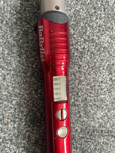 Babyliss red curling tong - red,