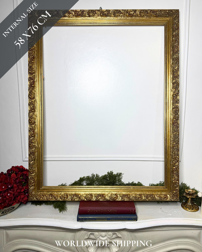 Large antique gold baroque - large,