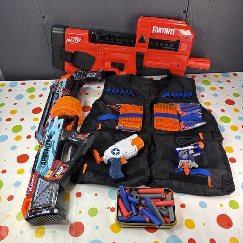Nerf shot gun lot - x-shot,