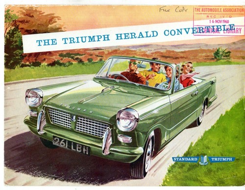 Triumph herald convertible - triumph,