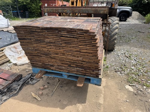 Hardwood reclaimed parquet - reclaimed,
