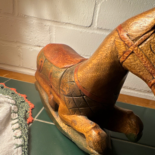 Hand carved wooden - hand,