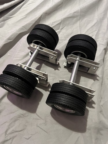 Universal single axles with - axles,