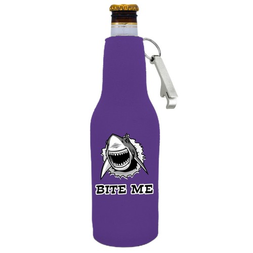 Bite beer bottle coolie - bite, me
