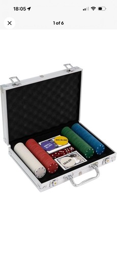 New poker set 200 piece - new!,