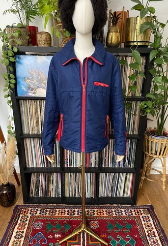 Vintage 1970s navy red - vintage, &