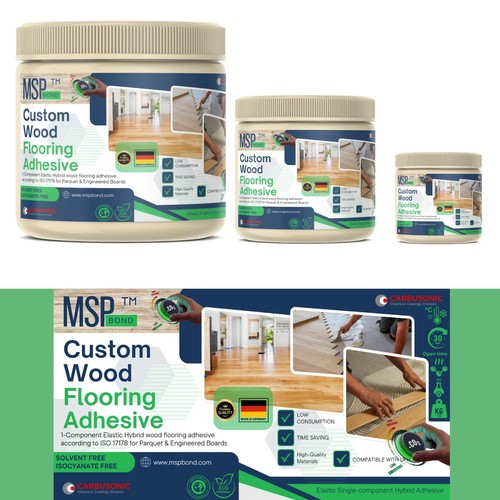 Wood floor adhesive glue - adhesive, 7kg