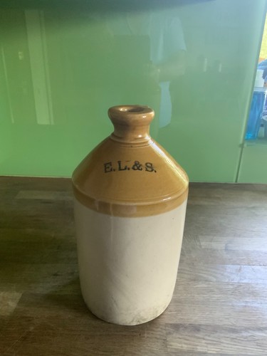 Antique glazed stoneware