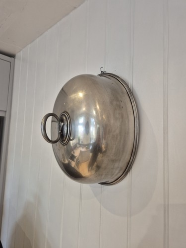 Silver plated oval - silver,