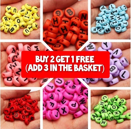 200 pcs 7mm - 4*7mm, mixed