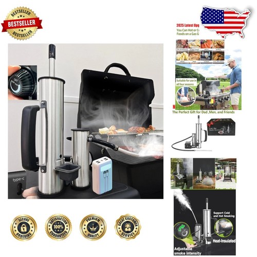 Portable pellet smoker - smoker, tube