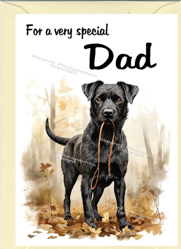 Patterdale terrier dog - terrier, blank