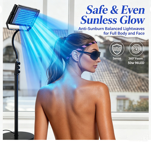 50w tanning lamp tripod - lamp,