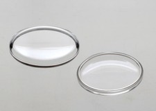 New Plastic Watch Glass for AU / CHROME Reinforced 16 - 38 mm Diameter - CHOICE