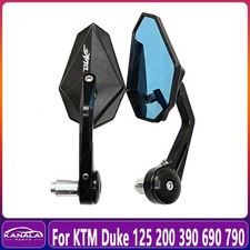 CNC Aluminum Alloy Universal Handle Bar End Mirrors For KTM Duke 125 200 390 690