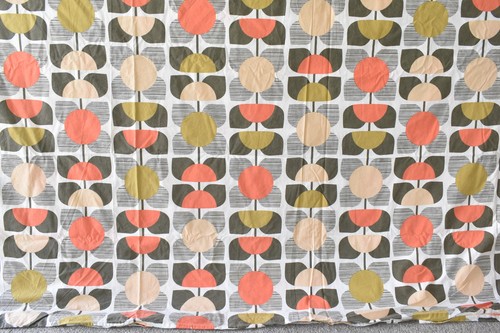 Orla kiely square flower coral - square,