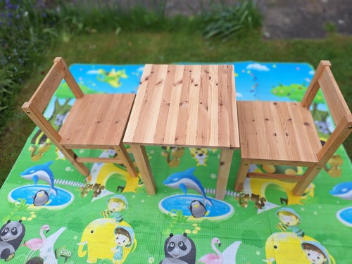 Kids toddlers wooden table - kids, and