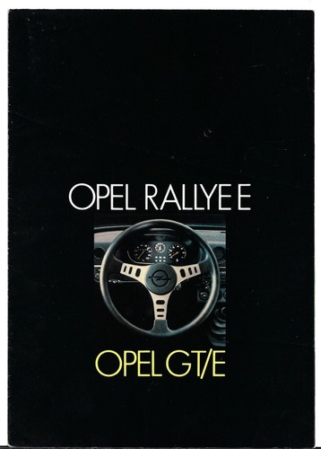Opel kadett rallye gt e - opel,