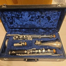 Noblet Bass Clarinet Wood Body With Case Mouthpiece Ligature