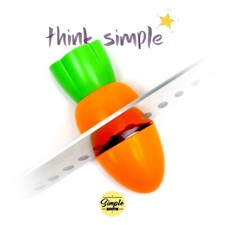 Japan made Carrot shape knife sharpener magnet, handy, living art, cooking fun