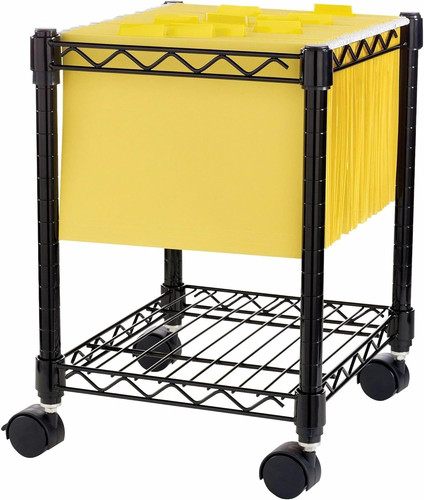 Rolling wire file cart letter - rolling,