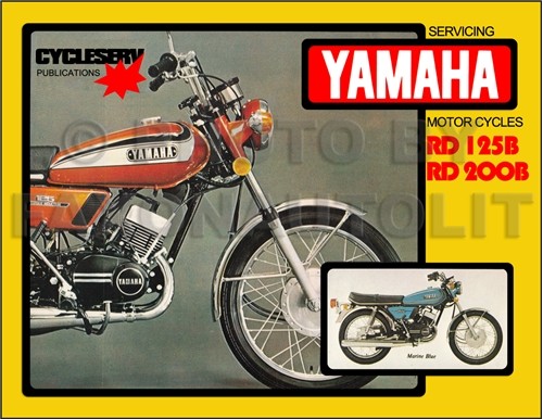 Yamaha shop manual - manual, rd200