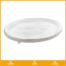 Chic Oval Wooden Tray