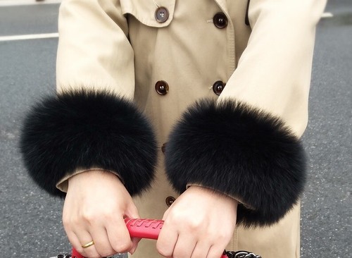 Faux fox fur - , a