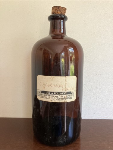 Antique amber apothecary - amber,