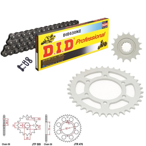 Z440 chain and sprocket - chain, kit