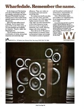Vintage Wharfedale E Speakers ad - High Fidelity 10/1979