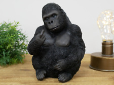 Small Up Yours Gorilla Ornament Funny Monkey Statue Home Decor Figurine Gift