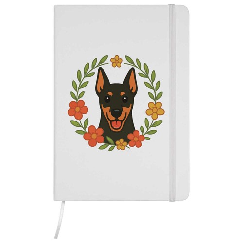 Doberman floral wreath - wreath', a5