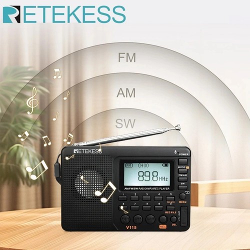 Retekess v115 radio sw - fm,