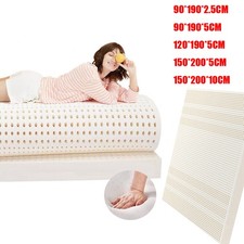 Natural Latex Mattress Double Rubber Cushion Extra Soft Breathable Thin Models-