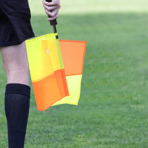 Pcs football referee flags - 2,